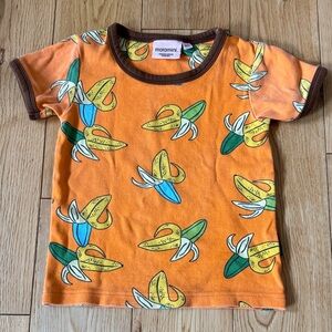 Moromini Banana Print Short Sleeve Tee